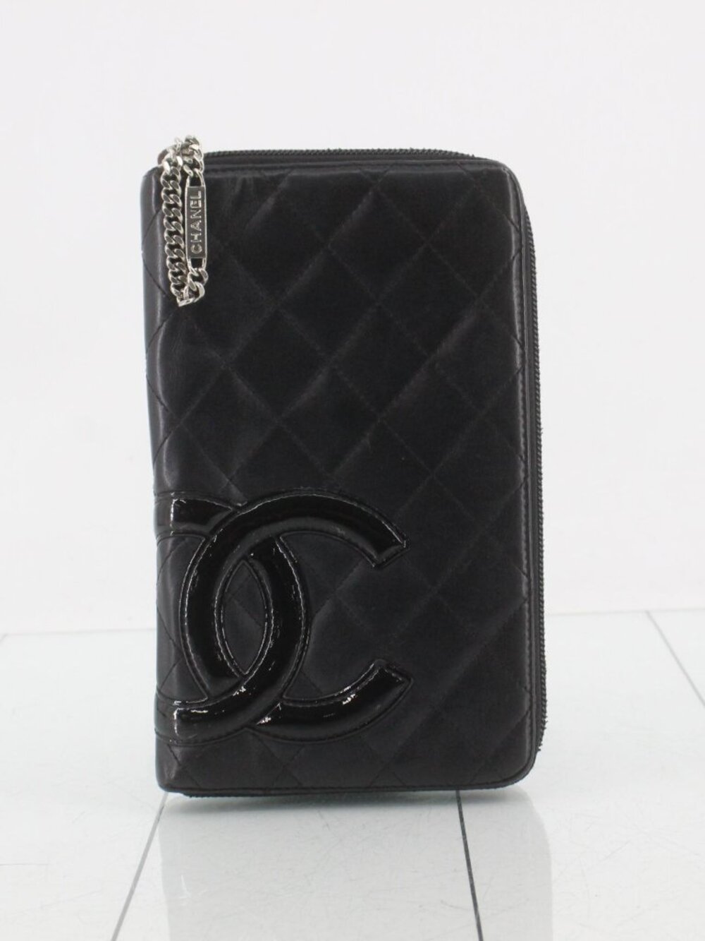 Chanel Cambon Zip-Around Wallet Organizer